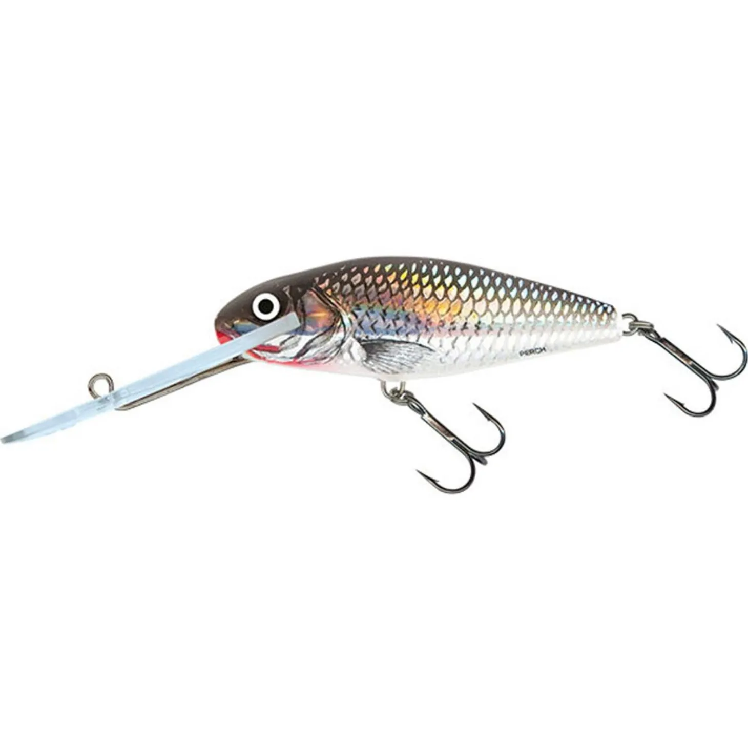 Salmo Perch 12 Deep Runner - Holo Grey Shiner - Plug -