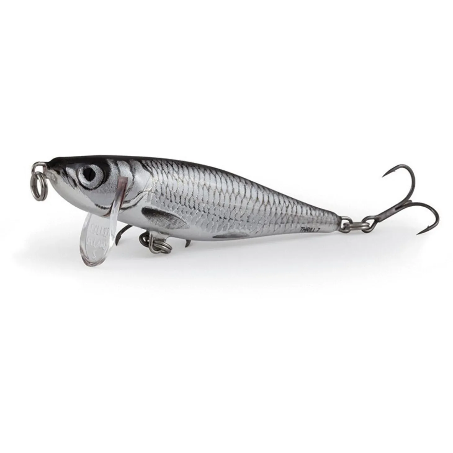 Salmo Thrill Snk - Swingers & hangers - 7 cm Black Metalic Bleak