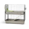 Savic Caesar 3 Double - Dierenverblijf - 100x50x97 cm Lichtgrijs Grijs