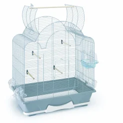 Savic Vogelkooi Melodie 50 Open - Vogelverblijven - 64x38x73.5 cm Grijs Wit