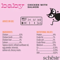Schesir Baby 70 g - Kattenvoer