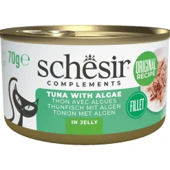 Schesir Blik Gelei - Kattenvoer - Tonijn Zeewier 70 g