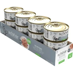 Schesir Blik Gelei - Kattenvoer - Tonijn Inktvis 70 g