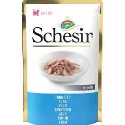 Schesir Kitten Maaltijdzakjes In Gelei - Kattenvoer - Tonijn 85 g
