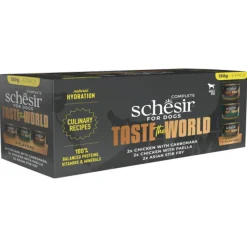 Schesir Taste Of The World Variety Pack - Hondenvoer - 900 g