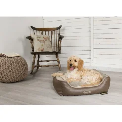 Scruffs Memory Foam Box Bed Chateau Bruin - Hondenmatras