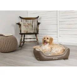 Scruffs Memory Foam Box Bed Chateau Bruin - Hondenmatras