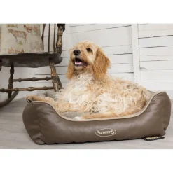 Scruffs Memory Foam Box Bed Chateau Bruin - Hondenmatras