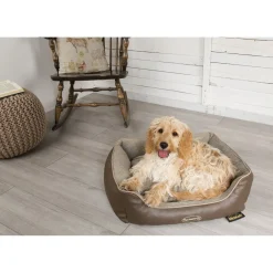 Scruffs Memory Foam Box Bed Chateau Bruin - Hondenmatras