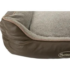 Scruffs Memory Foam Box Bed Chateau Bruin - Hondenmatras
