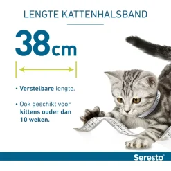 Seresto Teken- En Vlooienband Kat 38 cm - Anti tekenmiddel
