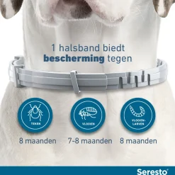 Seresto Teken- En Vlooienband Large - Anti tekenmiddel