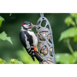 Singing Friend Sam  Feeder 100% Recycled - Voersilo - Ø6x24 cm Grijs