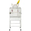 Sky Pet Products Papegaaienkooi Mini Santa Fe - Vogelverblijven - 68x51x154 cm Antiek Grijs