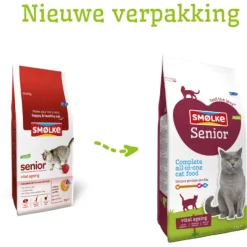 Smolke Cat Senior Kip&Lam&Vis - Kattenvoer