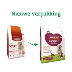 Smolke Senior Medium Kip&Lam&Vis - Hondenvoer