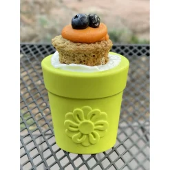 Sodapup Flower Pot - Hondenspeelgoed - 17x11 cm Groen