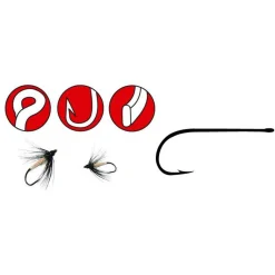 Spro F31 Hooks Black #12 - Vishaak -