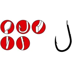 Spro Ls-5330r Hooks Red #12 - Vishaak -