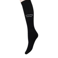 Stapp Horse Kniekous Horse Ultra Fine 3-Pack - Ruiterkleding - Zwart 36-42