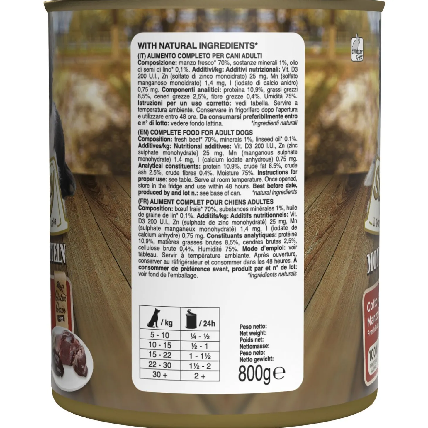 Stuzzy Blik Adult 800 g - Hondenvoer