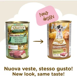 Stuzzy Blik Puppy - Hondenvoer - Kalfsvlees 400 g