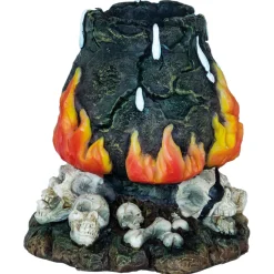 Superfish Deco Led Monster Cannibal Pot - Aquarium - Ornament - 13x9x11 cm Groen