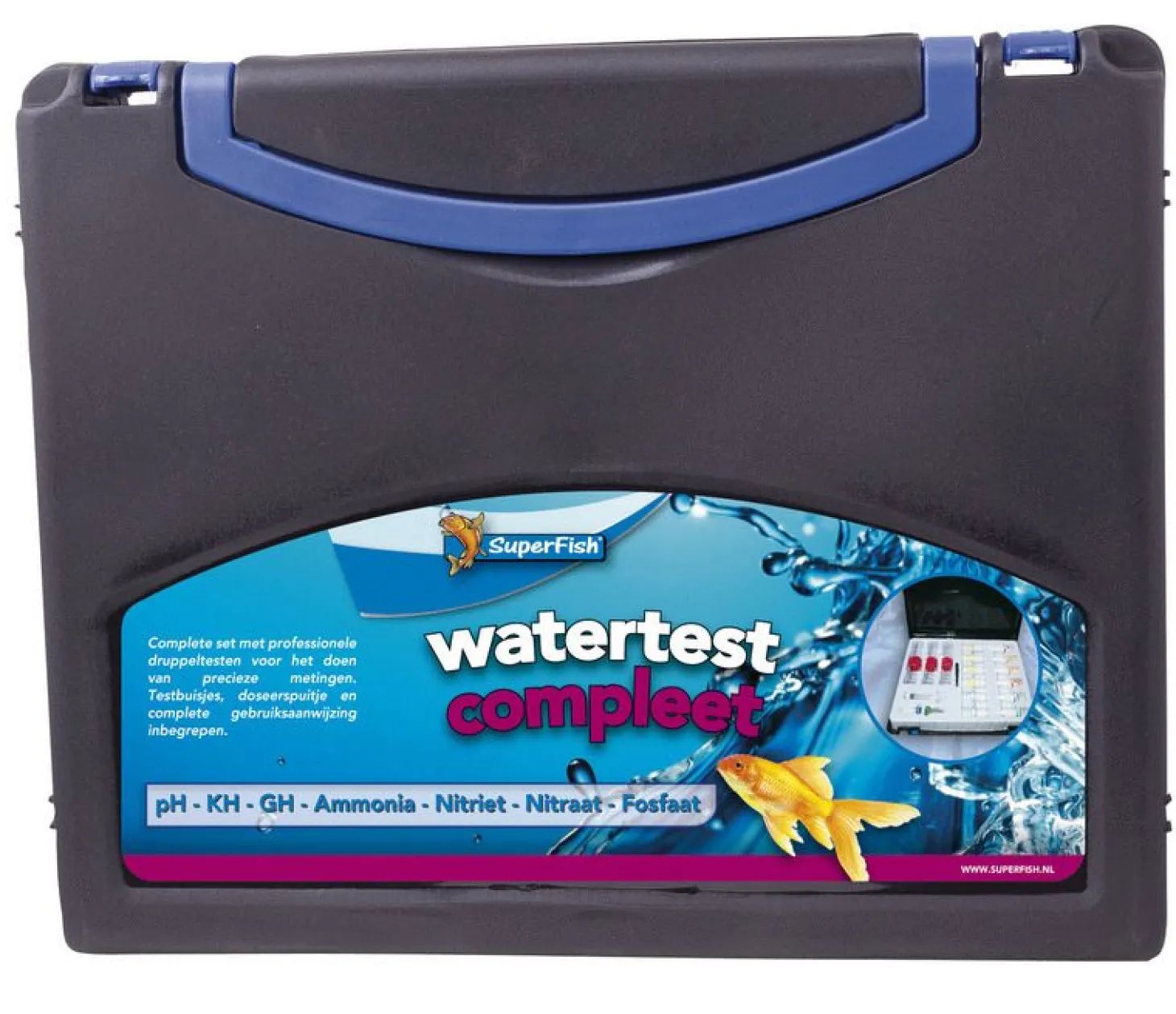 Superfish Testkoffer Ph-Kh-Gh-Nh3-No2-No3-Po4 - Testen -