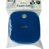 Superfish X Pro Aquarium Buitenfilter 2000 Schuimset - Filtermateriaal - Blauw Wit 3 stuks
