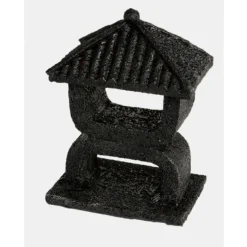 Superfish Zen Deco Mini Temple Zwart - Aquarium - Ornament - 8x6x11 cm Zwart