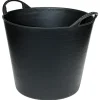 Talen Tools Flexibele Kuipemmer - Afvalbak - 40 l Zwart