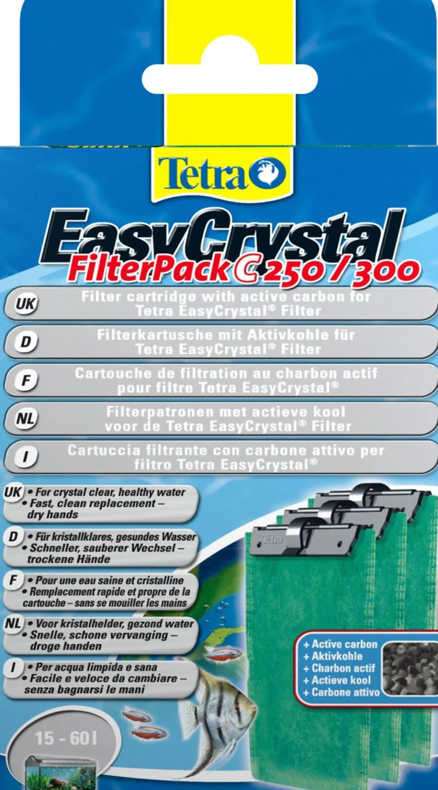 Tetra Tec Easycrystal Filterpack - Filtermateriaal - Activekool