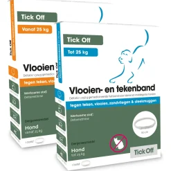 Tick Off Vlooien- En Tekenband Tot 25 Kg - Anti tekenmiddel - 60 cm < 25 Kg