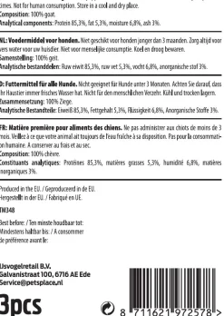 Timo Geitenhuid - Hondensnacks - Geit 50 cm 3 stuks