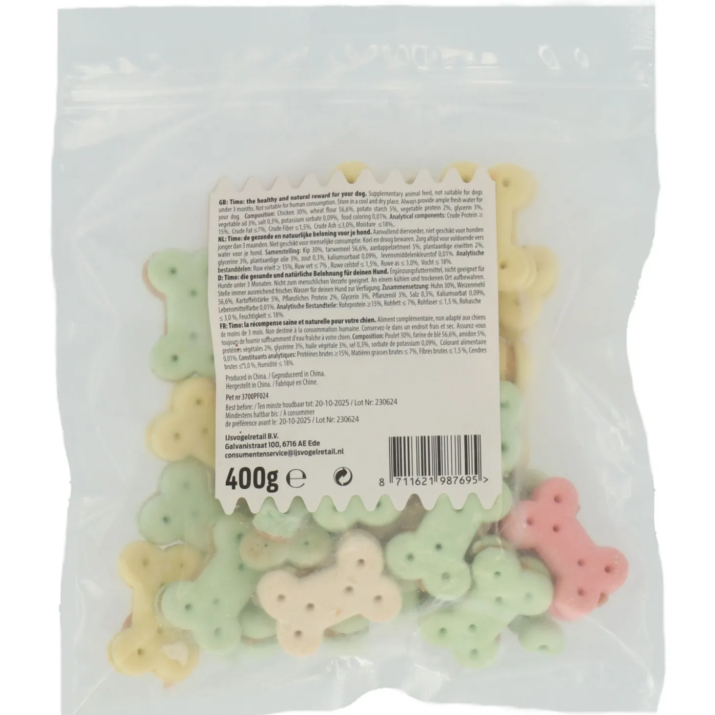 Timo Koekjes - Hondensnacks - Kip 400 g