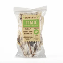 Timo Konijnenoren Met Haar - Hondensnacks - Konijn 150 g