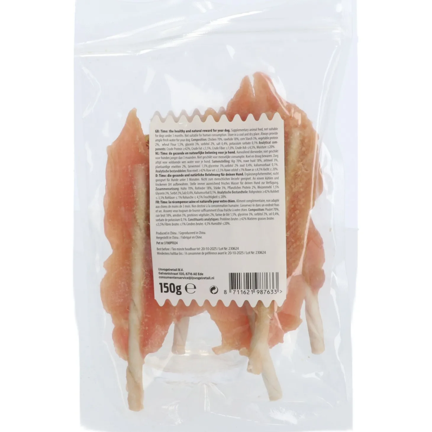 Timo Lolly Kip - Hondensnacks