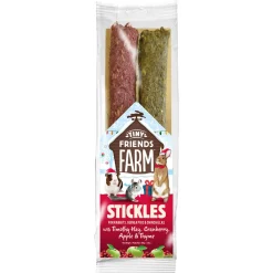 Tiny Friends Farm Harry Hamster Christmas Hearts - Knaagdiersnack - Cranberry Appel 120 g