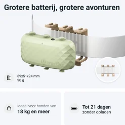 Tractive Gps Tracker Dog Xl - Hondenlocatievinder - 89x51x24 mm Groen Geschikt Voor Honden ><noscript><img width=