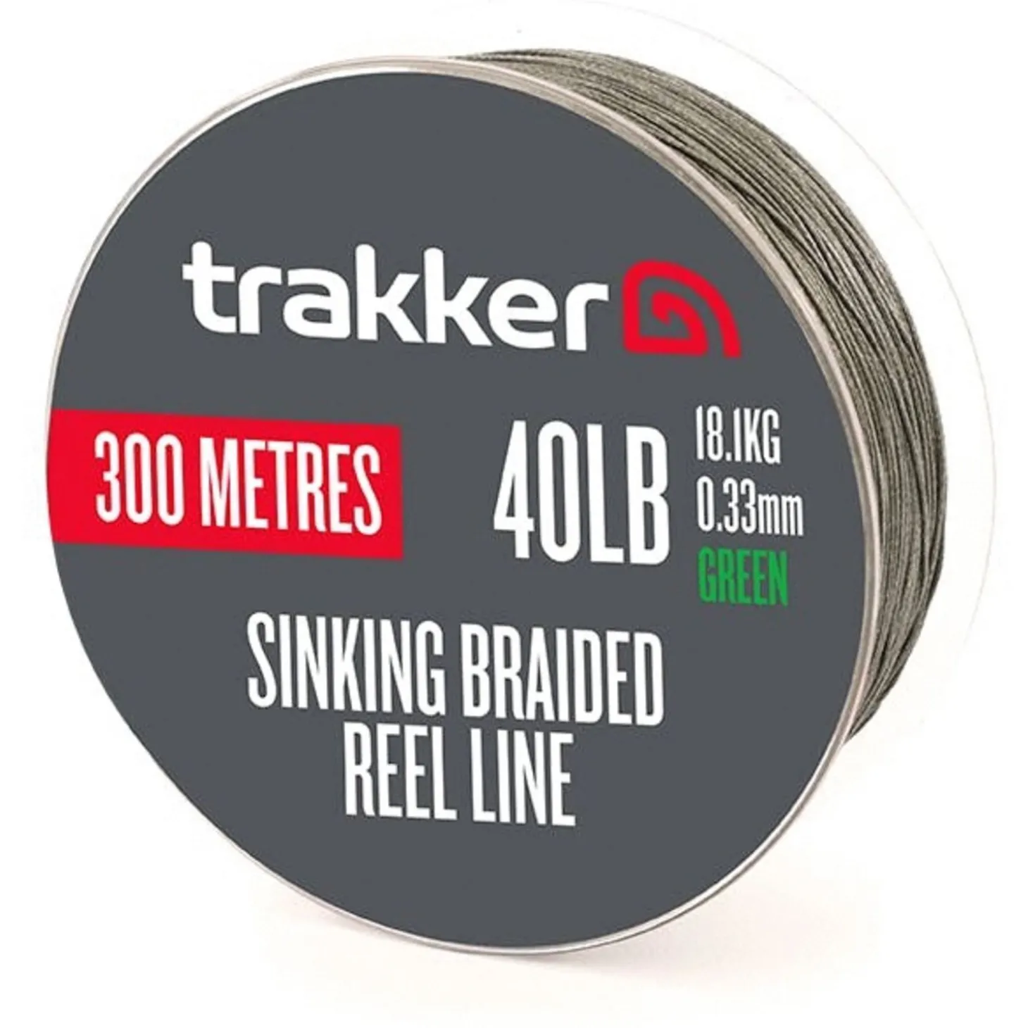 Trakker Sinking Braid Reel Line 13.6kg 300 m - Gevlochten lijn