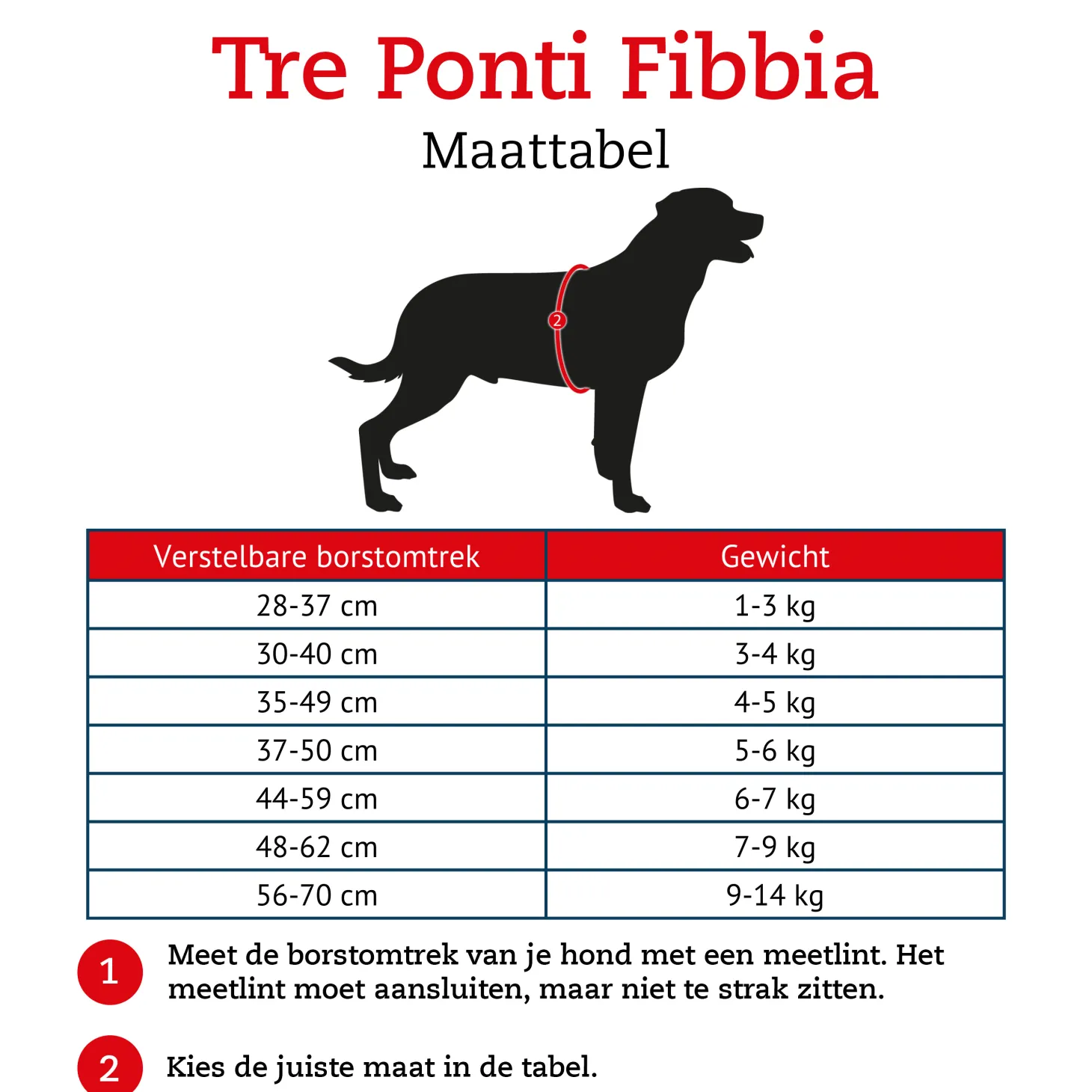 Tre Ponti Fibbia Basic Tuig - Hondenharnas