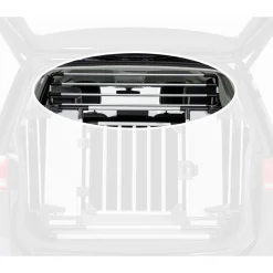 Trixie Autorek Bovenhek - Hondenautoaccessoire - 92x27x4 cm Zilver Zwart