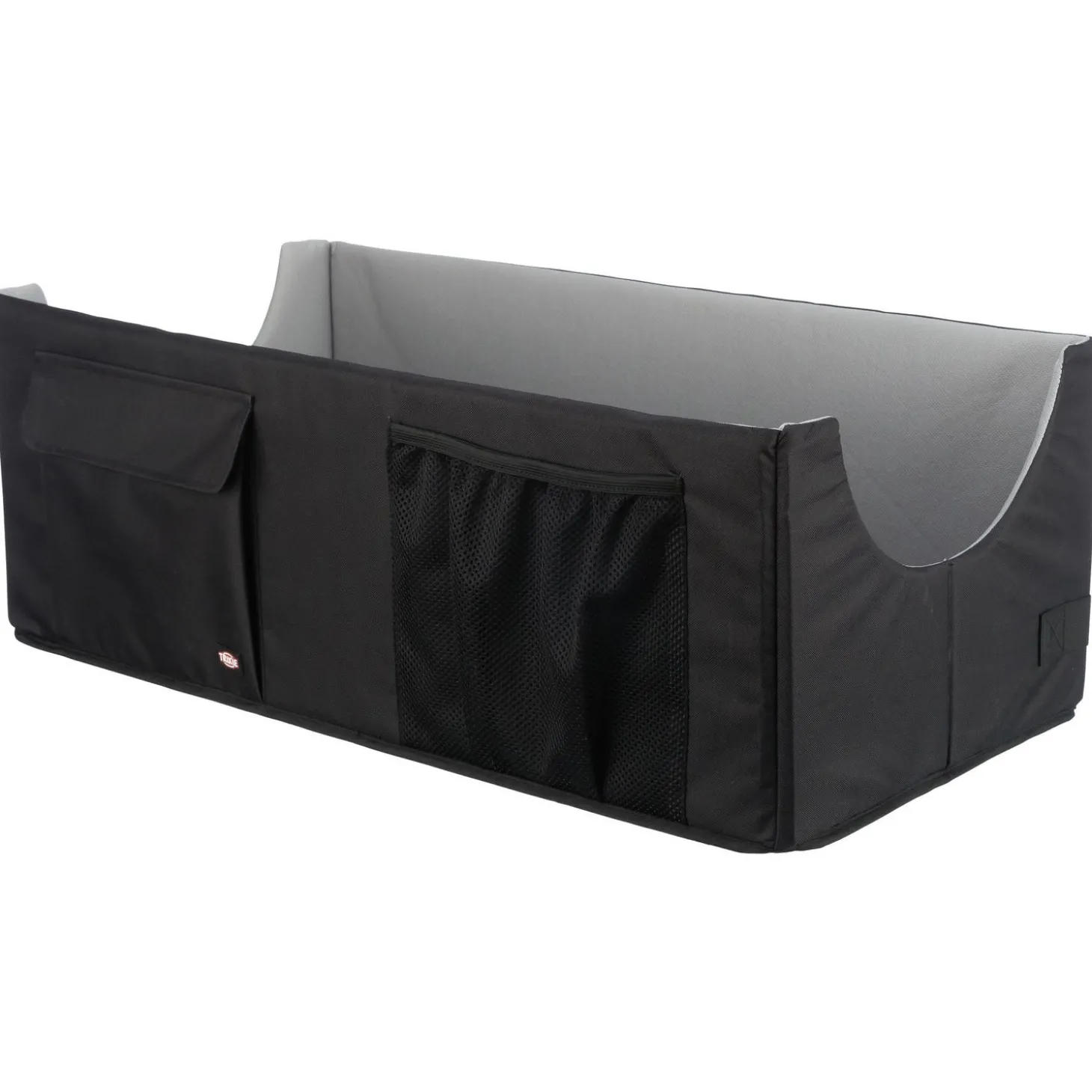 Trixie Autostoel Dubbel - Hondenautoaccessoire - 80x28x39 cm Zwart Grijs