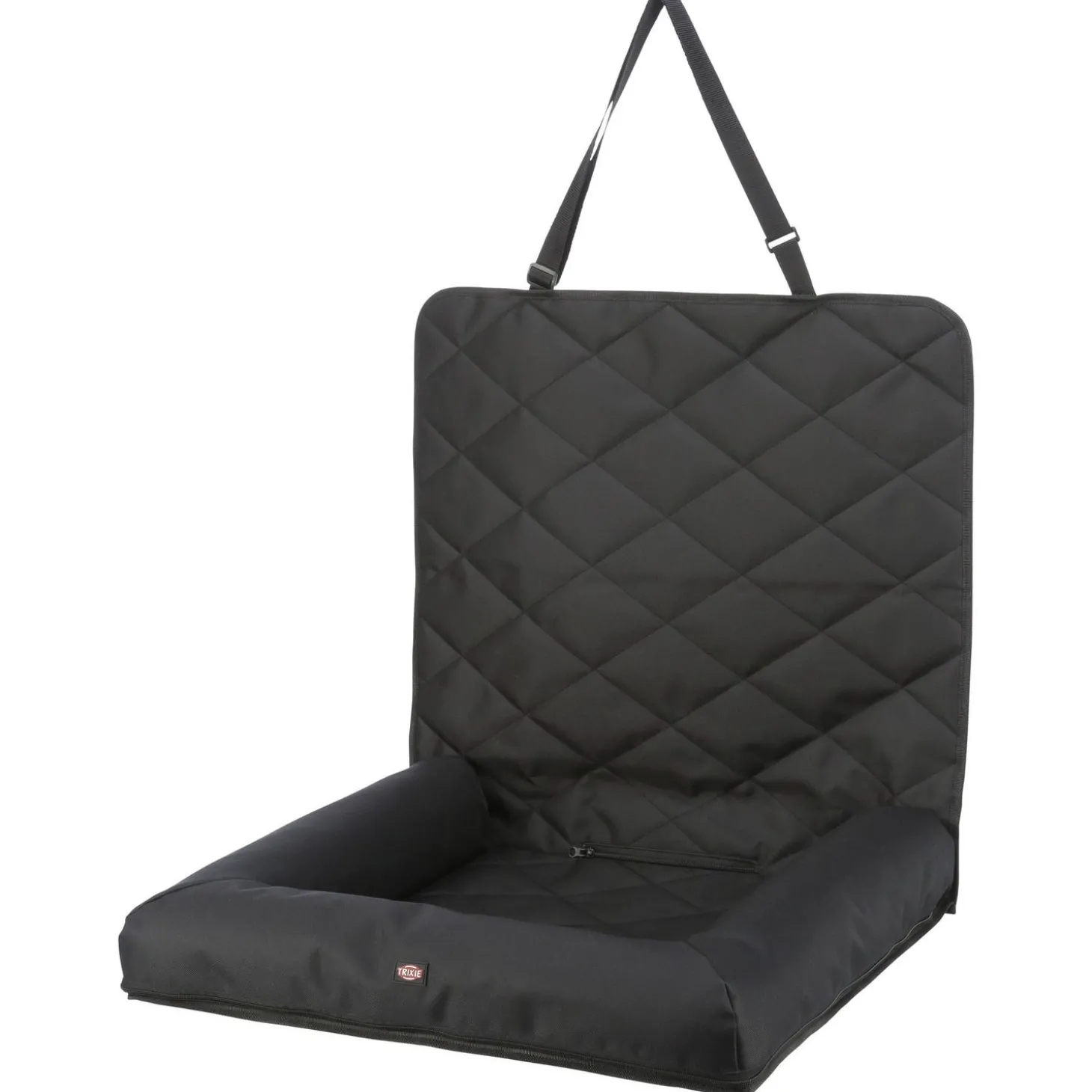 Trixie Autostoel Kussen - Hondenautoaccessoire - 61x10x50 cm Zwart