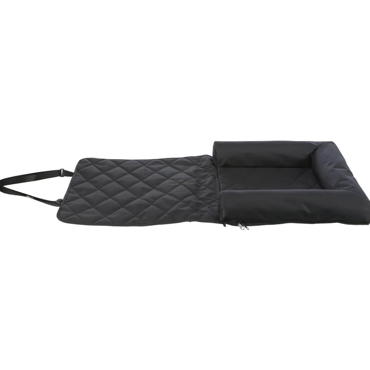 Trixie Autostoel Kussen - Hondenautoaccessoire - 61x10x50 cm Zwart