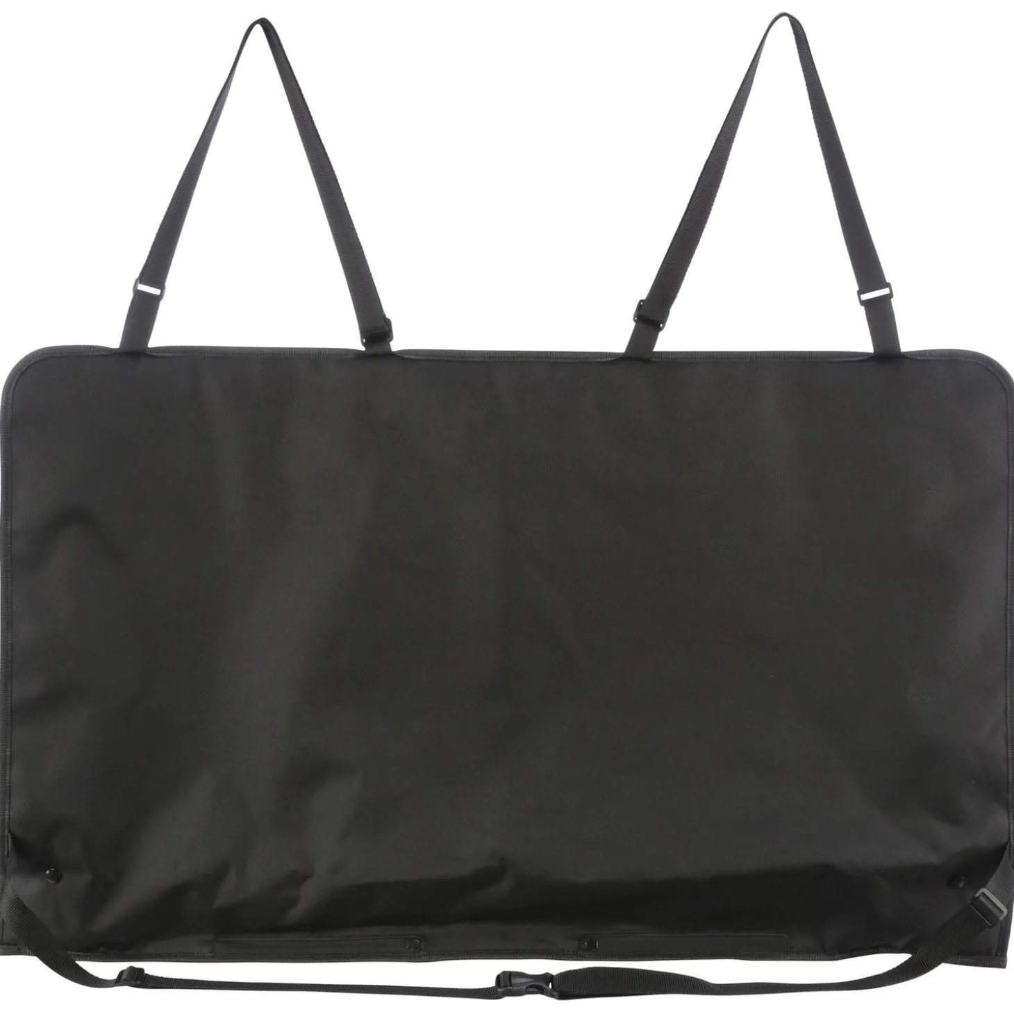 Trixie Autostoel Kussen Dubbel - Hondenautoaccessoire - 95x10x50 cm Zwart