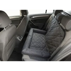 Trixie Autostoel Kussen Dubbel - Hondenautoaccessoire - 95x10x50 cm Zwart