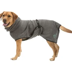 Trixie Badjas Voor Honden Badstof Grijs - Hondenkleding
