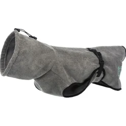 Trixie Badjas Voor Honden Badstof Grijs - Hondenkleding