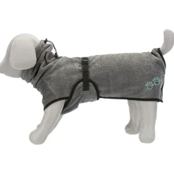Trixie Badjas Voor Honden Badstof Grijs - Hondenkleding